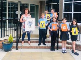 Jacque McNeill local artist visit