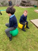 We just love outdoor learning in P2!