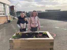 Eco Club Hard at Work 🌻🌼