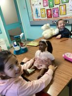 'My Brilliant Body' visitors, a doctor, dentist and nurse