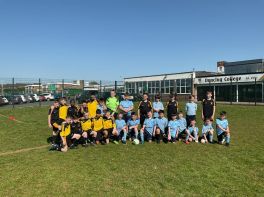 Football Friendly Match at Dunclug College