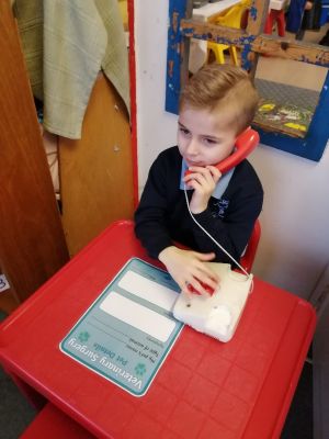 Karim is the receptionist..taking appointments for the vet