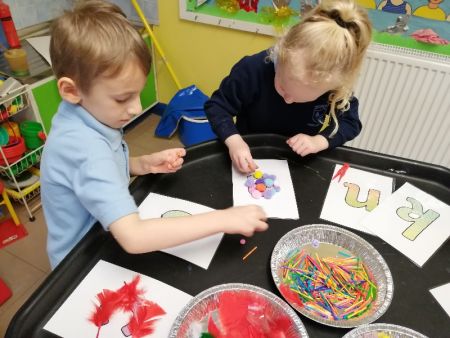 In Primary one we work together