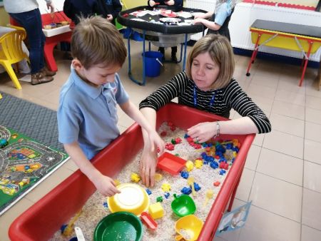 We love our sensory bins