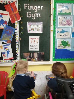 This week we are counting and exercising our fingers