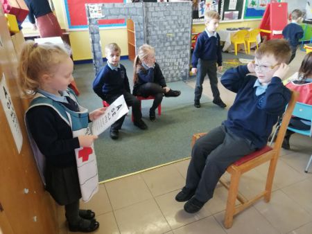 We are at the optician today
