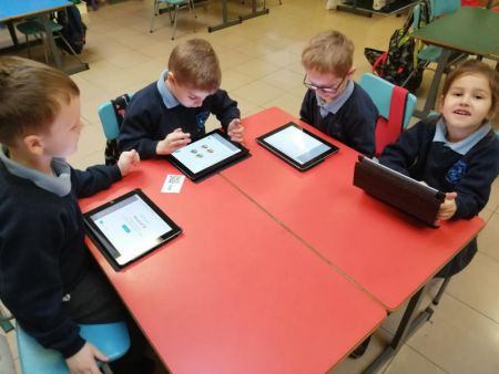 Getting some Mathletics practise in