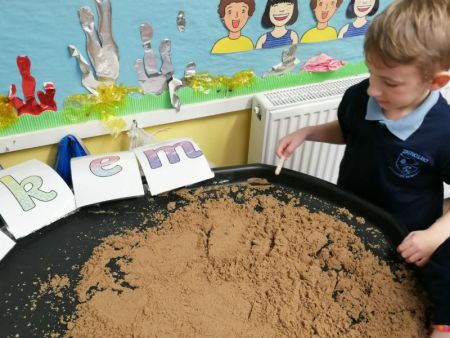 Practising our Set 2 Jolly Phonics