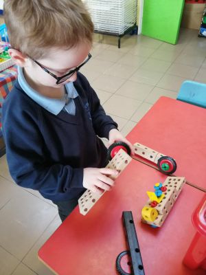 He's making a car