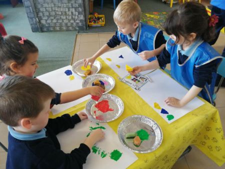 We like to experiment with colour and texture